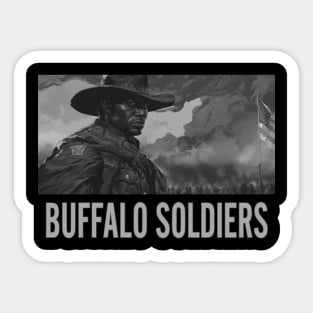 BUFFALO SOLDIERS - Solider Sticker